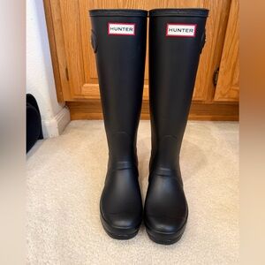 Hunter Women's Original Tall Black Boots
